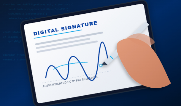 Digital Signature PKI Stylus Signing